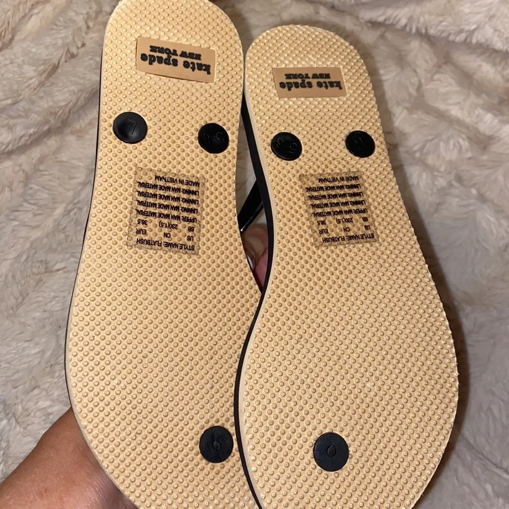 NWOT Kate Spade Flatbush Leopard print Flip Flops -